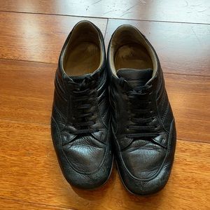 Ermenegildo Zegna black leather shoes size 6EU 7US